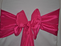 Hot Pink Chair Sash